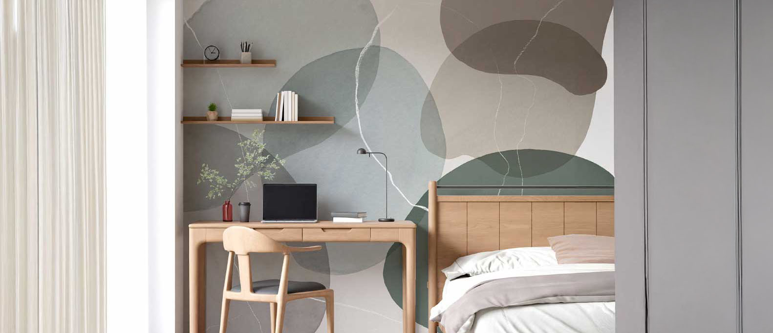 calm wall mural